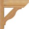 Ekena Millwork Funston Slat Rough Sawn Outlooker, Western Red Cedar, 6"W x 16"D x 16"H OUT06X16X16FST06RWR - alternate 4